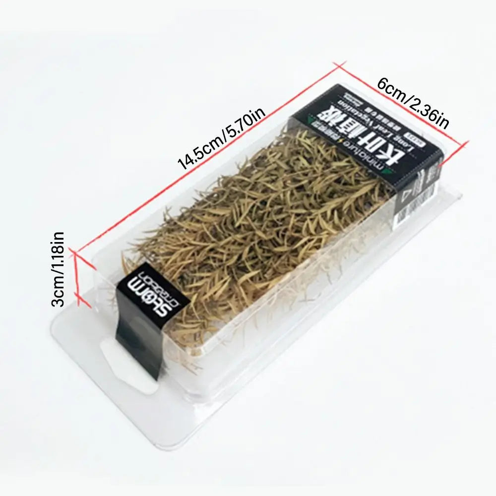 Sand Table Vegetation Long Leaf Grass Cluster Miniature Reed Scene Model Railway Scenery Micro Landscape DIY Accessories