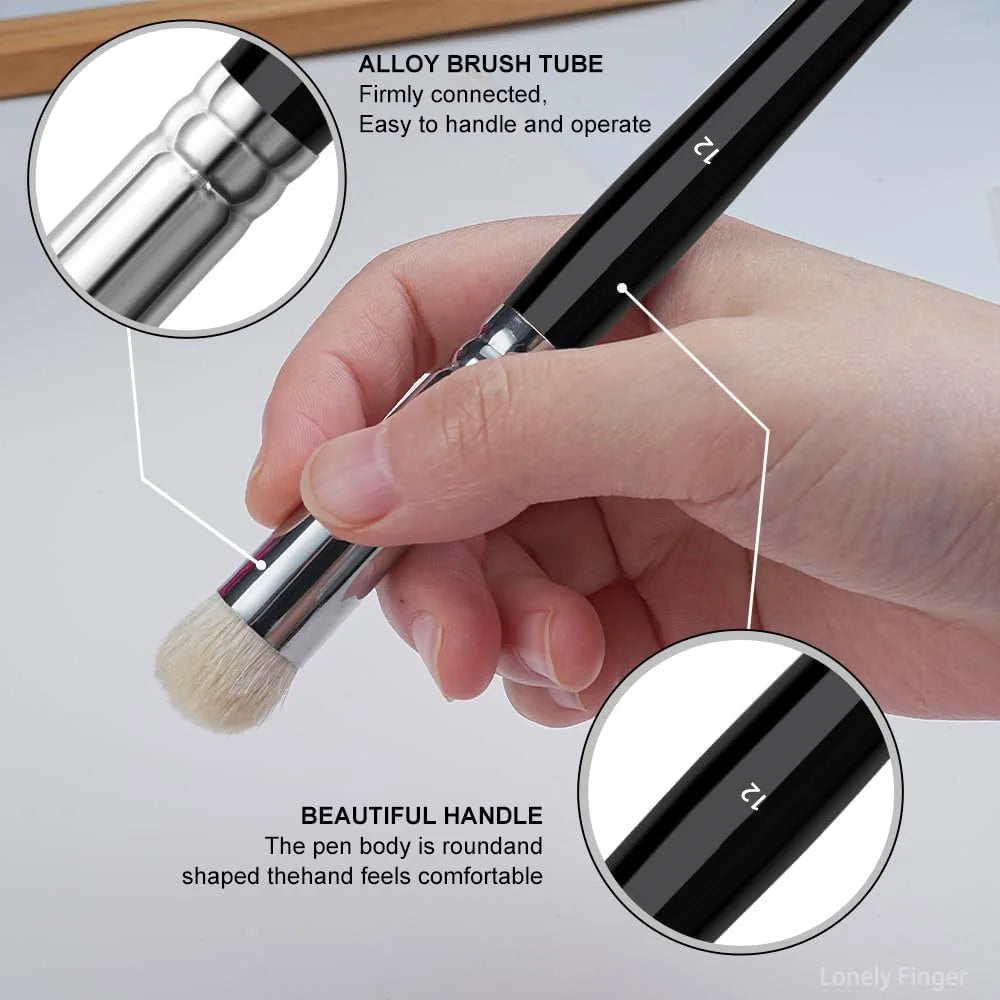 3Pcs/6Pcs Dry Brush Miniature Painting Drybrush , Professional Modellers Miniature Paint Brushes, Enamel Figurines Painting