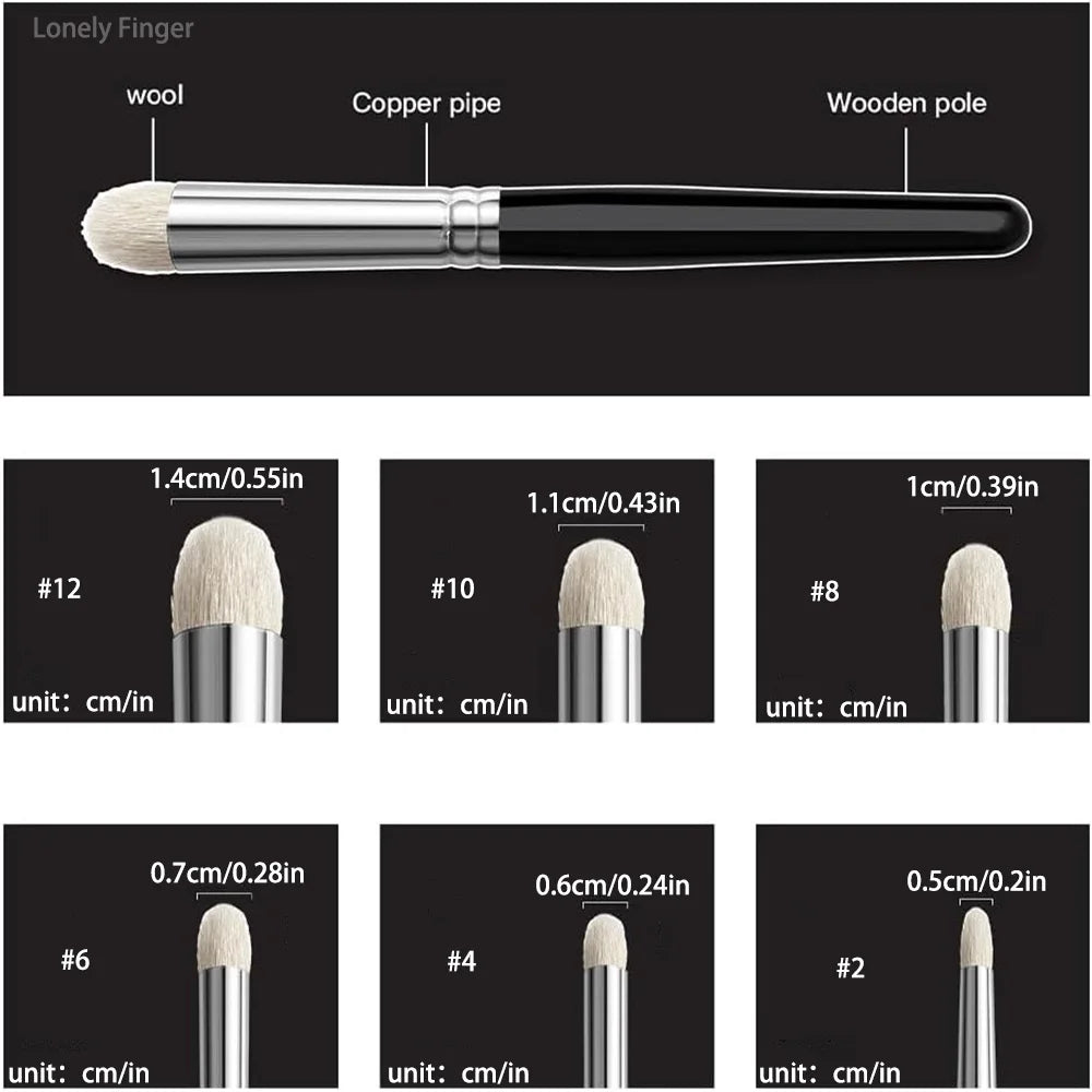 3Pcs/6Pcs Dry Brush Miniature Painting Drybrush , Professional Modellers Miniature Paint Brushes, Enamel Figurines Painting